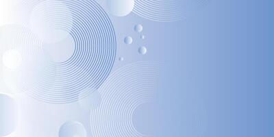 Abstract modern blue background with dynamic circle elements. Digital future technology concept background vector