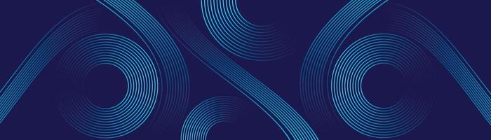 Geometric shapes. Modern shiny blue gradient lines. Futuristic technology concept. Blue abstract background vector