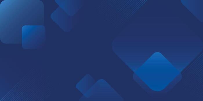 Modern blue gradient square shape. Abstract blue color background with geometric lines vector