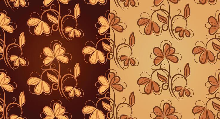 Seamless background with garden flowers.