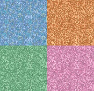 sin costura antecedentes con un modelo. vector