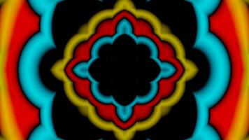 Abstract bright background kaleidoscope VJ Loop video