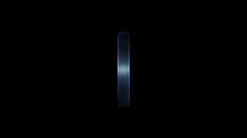 Home icon inside glowing circular frame on black video
