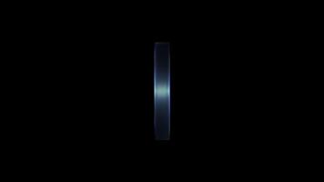 Upload icon in glowing circular style on black video