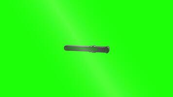 Adjustable wrench rotating on green screen background video