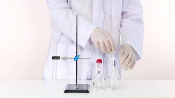 Mix lead nitrate and potassium iodide solutions video