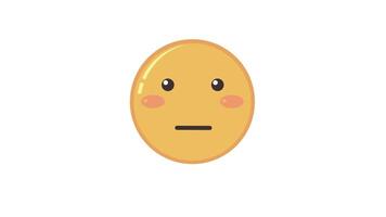 Animated emoticons displaying various sad emotions video
