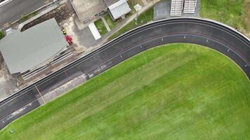 Cycling track and field from above video