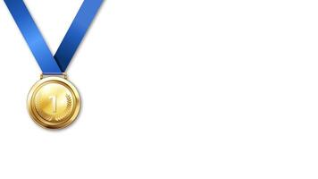 Gold, silver, and bronze medals with changing backgrounds video