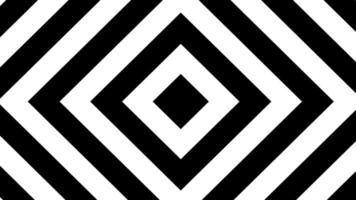 Black and white stripes forming a diamond pattern, creating a unique footage transition or background. video