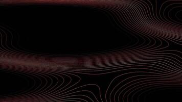 Dynamic line heat wave animation video