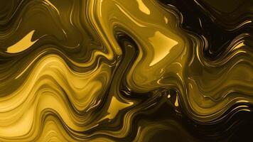 gold and black liquid flowing in the background video