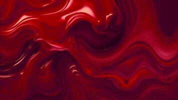 a red liquid flowing over a black background video