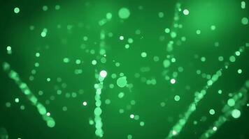 Peaceful emerald green bokeh perfect for nature themes video