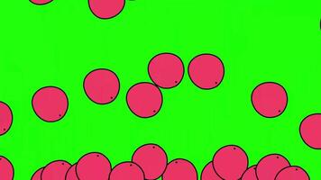 seamless red circles video