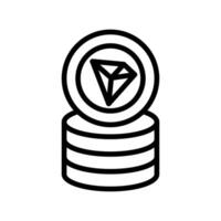 Animated Tron Coin Stack video