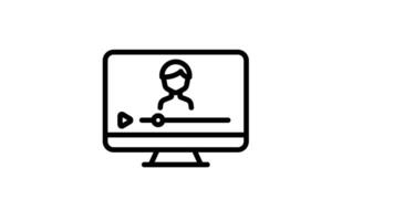 Animated Desktop Streaming Monitor video