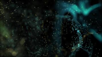 A dark background with lots of stars and lights video