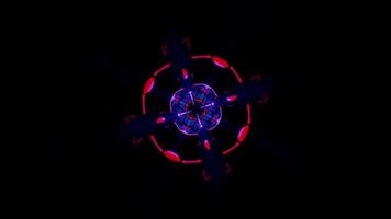 minimal strömma abstrakt slinga 4k sömlös rörelse bakgrund video