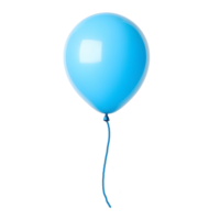 Light Blue Balloon Floating Above Geometric Shapes png