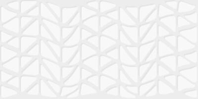 A subtle white abstract background with geometric pattern of interconnected triangles, creating a modern and minimalist texture vector