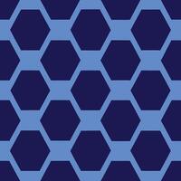 a blue and black hexagon pattern. vector