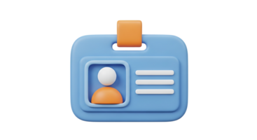 A blue and orange badge with a person in it png