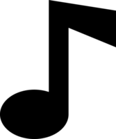 garabatear negro música Nota png