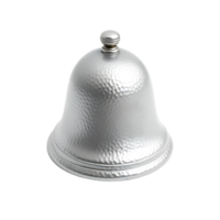 Silver Bell with Hammered Texture png