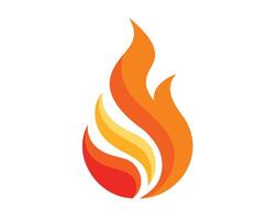 Abstract Fiery Flame Design An Energetic, Passionate, and Warm Logo for Brand Identity - Professional digital artwork with vibrant colors and detailed composition vector
