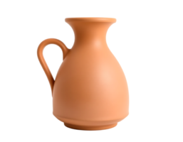 Terracotta Vase with Handle png