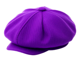 A vibrant purple newsboy cap, perfect for adding a touch of style png