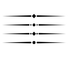 text separator shapes. set of line divider vector