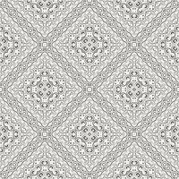 Decorative vintage pattern with intricate designs vector