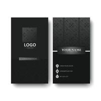 Elegant Geometric Pattern Professional Business Card Template vector
