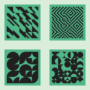 Geometric Patterns Pack vector