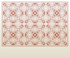 Decorative ornament Damask Pattern Background vector