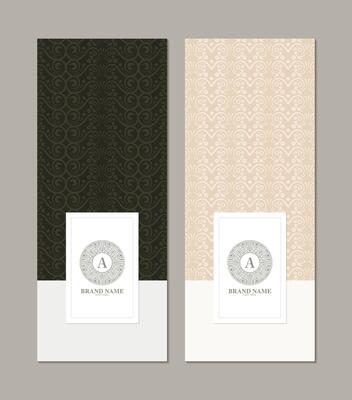 Ornate Patterned Box Packaging Design Template