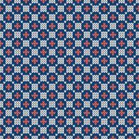 Winter knitted pattern. Nordic style ornament. Holiday background. Grid pattern, seamless wool texture. vector