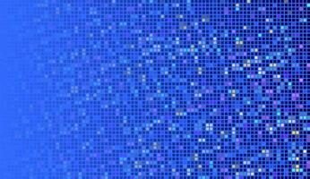 Background with a grid of small, randomly colored squares. vector