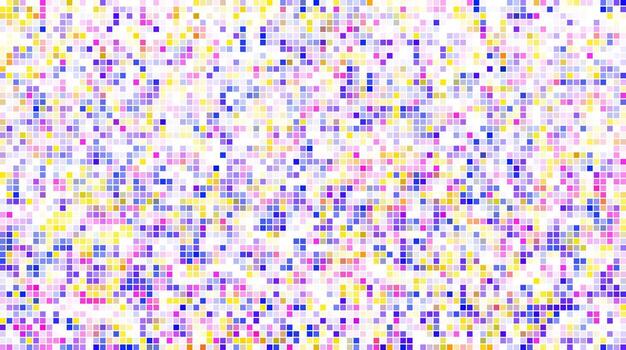 aleatorio modelo de pequeño vistoso cuadrícula en un blanco fondo.abstracto antecedentes. vector