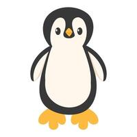 Cute Penguin Illustration, Happy penguin and chicks characters vector