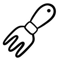 Gardening fork doodle png