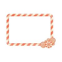 Colorful candy frame for designs vector