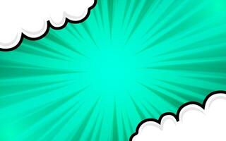 comic background with cartoon clouds. vector