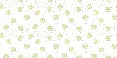 Independence Day of India seamless pattern. Fireworks endless banner. Indian flag color orange green explosion background. Flat style illustration for wallpaper card poster . vector