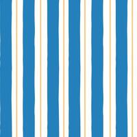 Seamless nautical pattern with wavy blue, white, and beige vertical stripes. Evokes a coastal summer vibe perfect for marine-themed design and textile decoration vector