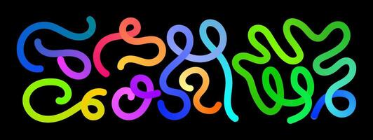 Blended waves in a spectrum illusion. vector