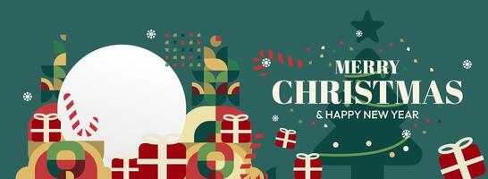 Festive Christmas and New Year illustration vector