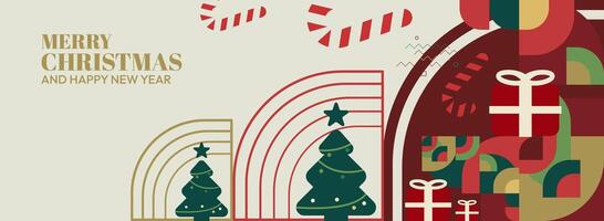 Christmas design with colorful elements vector